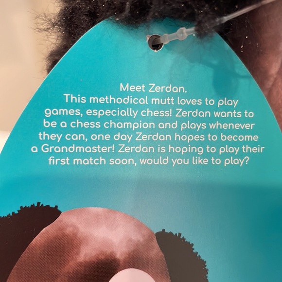 NWT 8” Zerdan the Marble Dog Squishmallow - Picture 5 of 5